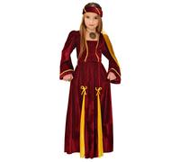 Children's Medieval Princess Costume Medium 8-10 yrs (140cm) for Middle Ages Fancy Dress