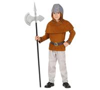 Widmann Medieval Warrior - Red (Coat, Belt, Hood) (158 cm / 11-13 Years) Differe