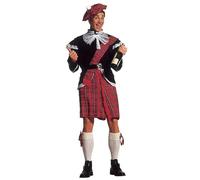 WIDMANN Men's Red and Black Scottish Costume