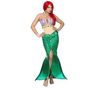 Widmann - Mermaid Costume Dress Underwater World Poseidon Theme Party Carnival