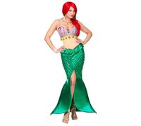 Widmann - Mermaid Costume Dress Underwater World Poseidon Theme Party Carnival