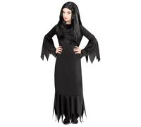 W WIDMANN MILANO Party Fashion - Dark Lady Costume for Girls, Gothic, Halloween, Carnival, Theme Parties