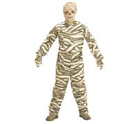 Widmann Mummy (Coat, Pants, Mask) (158 cm / 11-13 Years) Grey