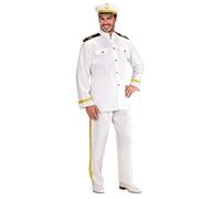 Widmann Navy Captain (Jacket, Pants, Hat) (M) White