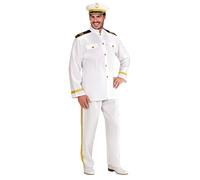 Widmann Navy Captain (Jacket, Pants, Hat) (XXL) White