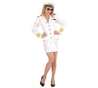 Widmann Navy Captain Woman - 10/12 | With dress and hat, small sailor uniform for carnival, theme party