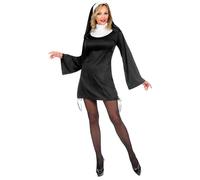 Widmann 07542 Costume Nun, Black, M