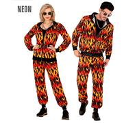 Widmann On Fire Party Fashion Tracksuit (Jacket, Pants) (L) Red