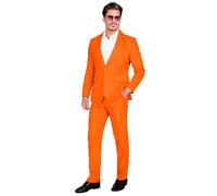 Widmann Orange Party Fashion Suit (Jacket, Pants) (S) Orange