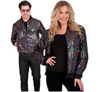 Widmann - Party Fashion Bomber Jacket, Sequin Jacket, Vest, Party Outfit, Disco