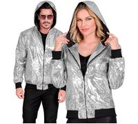 Widmann Party Fashion Bomber (Tie Dye Sequin Bomber) (XXL) Rainbow