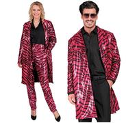 Widmann Party Fashion Coat (Pink Animalier Sequin Coat) (L/XL) Pink