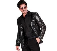 Widmann - Party Fashion Men's Disco Fever Strike Move Sequin Jacket