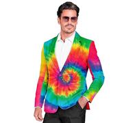 Widmann 39581 party fashion jacket, Tie-Dye, Multicoloured, S