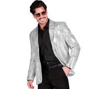Widmann - Party Fashion Men's Disco Fever Strike Move Sequin Jacket