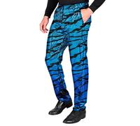 Widmann Party Fashion Pants (Animalier Zebra Sequin Pants) (XL) Silver