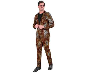 Widmann Pink Animalier Party Fashion Suit (Jacket, Pants) (XXL) Pink