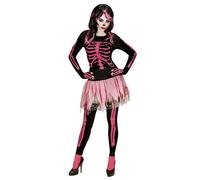 Widmann Pink Skeleton (Shirt, Pants, Tutu, Fingerless Gloves) (L) Different Colo