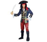 Widmann 09534 Men's Pirate Captain, Colourful, XL