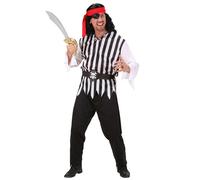 Widmann Pirate (Coat, Pants, Belt, Headband) (S) Different Colors