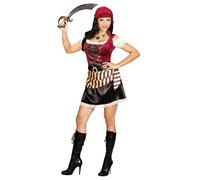 Widmann Pirate (Dress, Belt, Bandana) (M) Different Colors