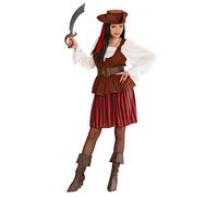 Widmann Pirate (Dress With Vest, Belt, Boot Covers, Headband, Hat) (L) Different