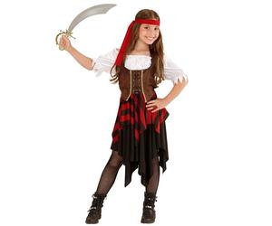 Widmann Pirate Girl (Dress, Corset, Headband) (116 cm / 4-5 Years) Different Col