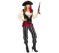 W WIDMANN MILANO Party Fashion 25433 Piratin Kostüm Pirate Costume, Multicoloured, L