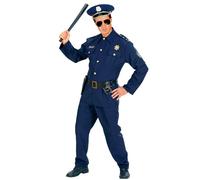 Widmann Police Officer (Jumpsuit, Belt, Hat) (XL) Blue