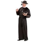 Mens Priest Costume Small UK 38/40" for Vicar Priest Church Fancy Dress