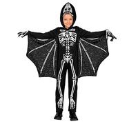 Widmann Pterodactyl Skeleton (Jumpsuit, Wings) (128 cm / 5-7 Years) Black