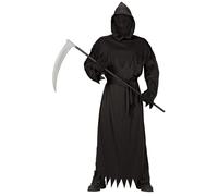 W WIDMANN MILANO Party Fashion - Grim Reaper Costume for Men, Halloween, Horror, Carnival, Theme Parties