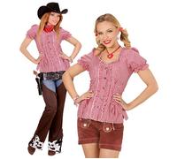 Widmann Red Chequered Blouse (L) Red