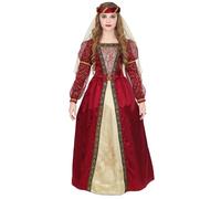 Widmann Renaissance Lady (Dress, Headpiece) (164 cm / 14-16 Years) Blue