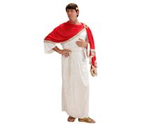 Widmann 09110 Roman Emperor Costume, red/White, XXL