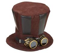 Widmann 60813 Cylinder Steampunk, Brown, Standard Size