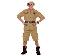 EXPLORER SAFARI ADULT FANCY DRESS COSTUME - SMALL