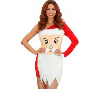 Widmann wdm76002 ? For Adults Santa Claus Girl Costume, Red, M