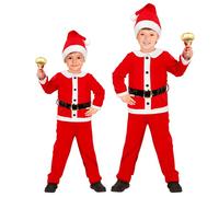 Santa Claus Fancy Dress Costume for Boys Widmann Height 116cm (S)