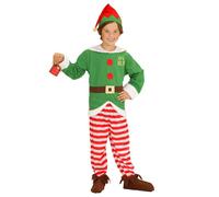 Children's Christmas striped elf costume