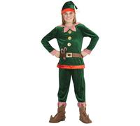 Widmann Santa's Little Helper Elf (Coat, Pants, Shoe Covers, Hat With Ears) (116