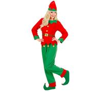 Ladies Santas Little Helper Elf Woman Costume Small UK 8-10 for Christmas Panto Nativity Fancy Dress