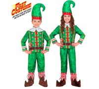 Widmann Santa's Little Helper Elf Fast Costume (Jacket, Pants, Hat) (140 cm / 8-