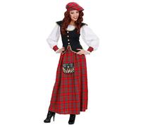 Ladies Scottish Lass Heavy Fab Costume Large UK 14-16 for Scotland Fancy Dress