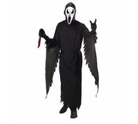 Screaming Ghost Costume Large for Halloween Living Dead Fancy Dress