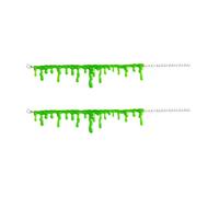 Widmann Set Of 2 Slime Drip Bracelets Jewellery Accessory for Halloween Fancy Dress Up Costumes & Outfits