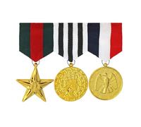 Widmann Set of 3 Combat Hero Medals Celebration Fancy Dress Accessory