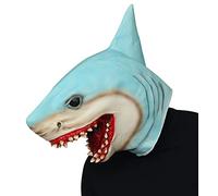 Widmann Shark Killer Full Head Mask Latex Mask One Size Regular Halloween Fancy Dress