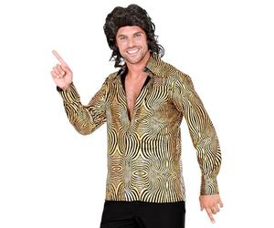 Widmann - Shirt the 70s disco style, hippie, disco fever, 70s, 80s, theme party, carnival