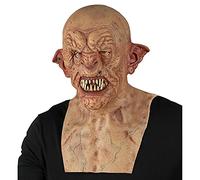 Widmann Silicone Look Zombie Full Head Mask with Neck & Chest